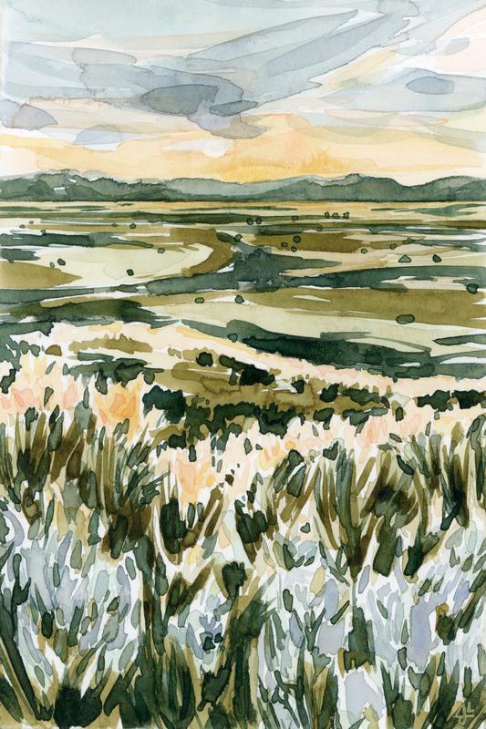 Shaded Farmland